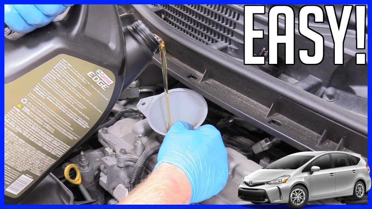 How to Change Oil and Filter Toyota Prius V 2012–2017 | EASY! ft. @omd_sd