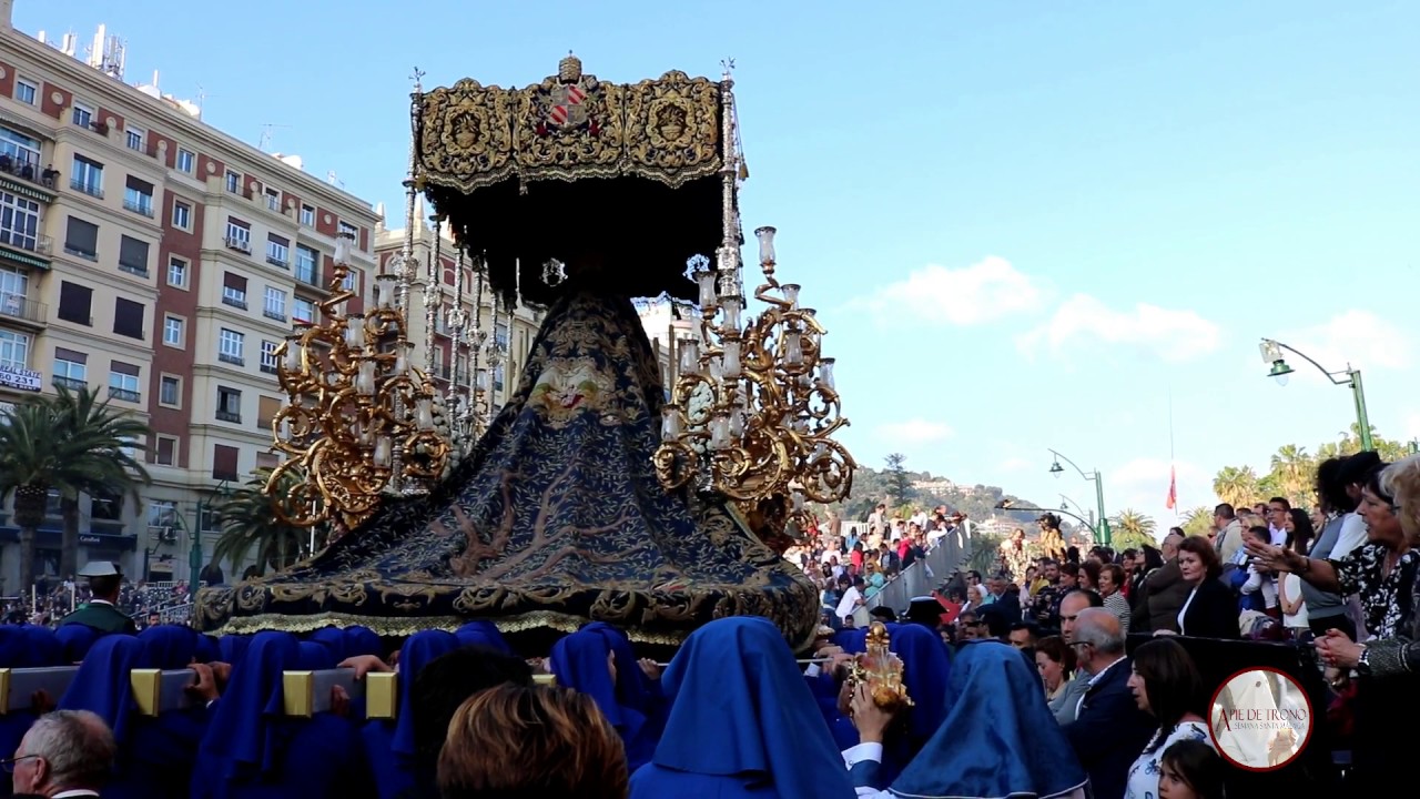 Virgen de la Concepción - Huerto Málaga - Semana Santa Málaga 2017 Domingo de Ramos A pie de Trono