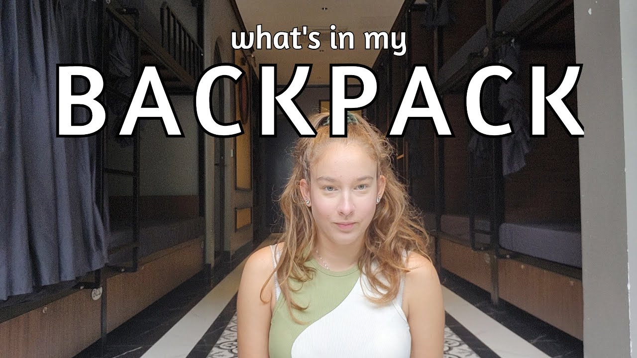 What's in my backpack after 7 months of traveling?!| Solo traveling SE Asia| Travel journey and tips
