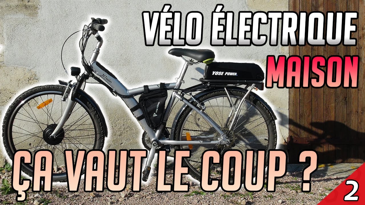 🚴 Conversion vélo électrique - Test et comparatif avec les VAE du commerce (YosePower)
