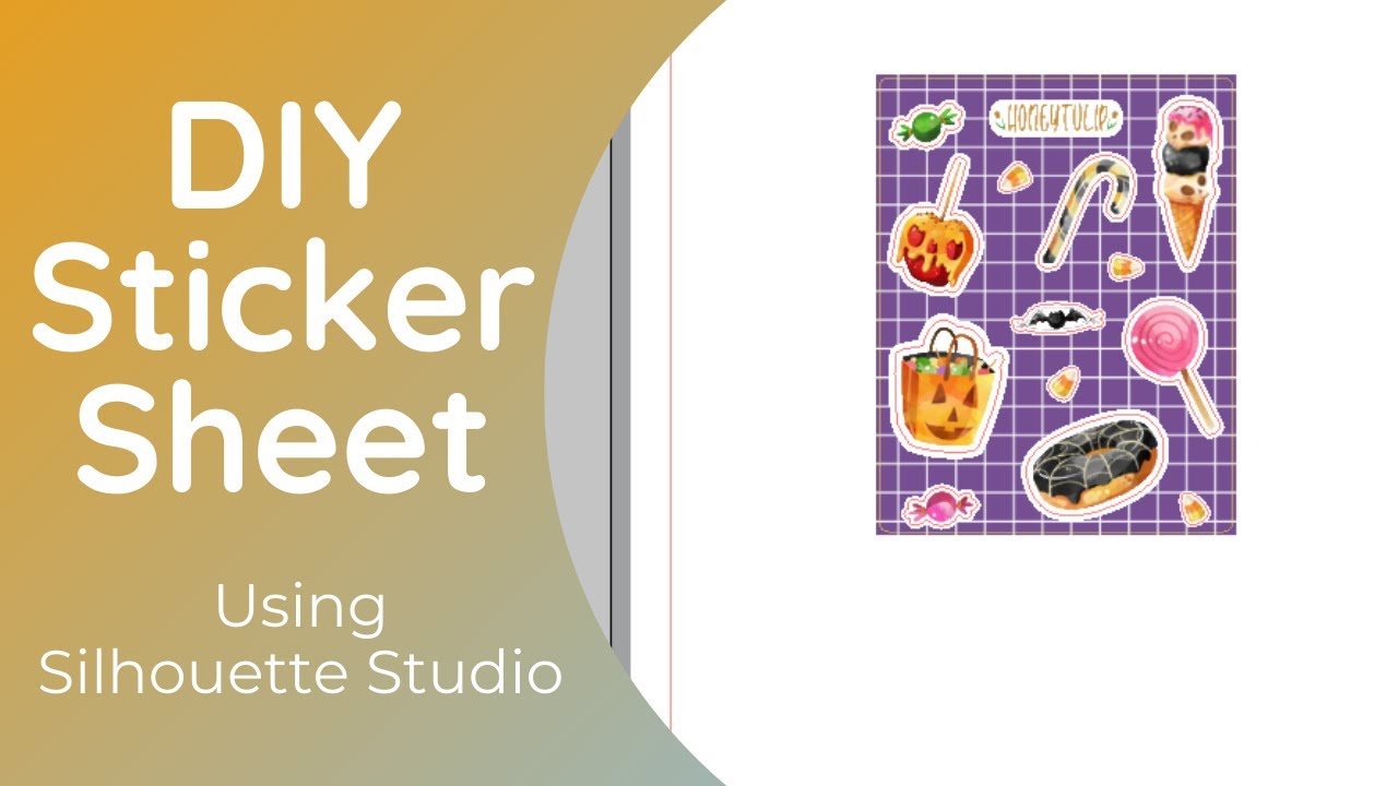 DIY Sticker Sheet Using Silhouette Studio