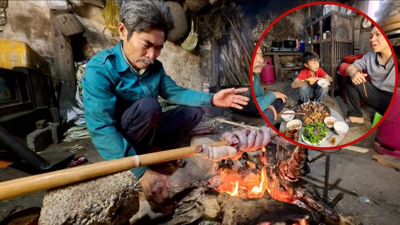 Ăn Thử Món Lòng Lợn Nướng Và Cái Kết Khá Bất Ngờ | HUY ANH TV
