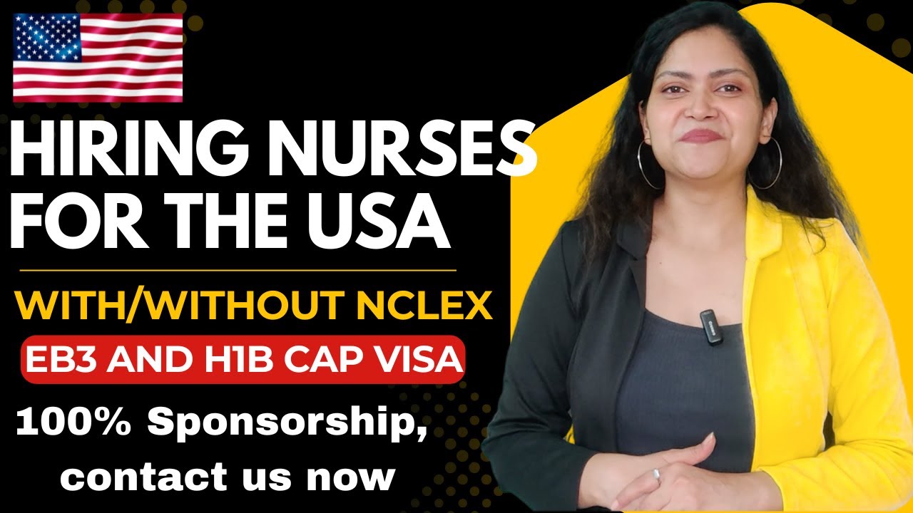 USA NURSE JOBS 2025: URGENT HIRING with EB3 & H1B Visa Sponsorship | Apply Now!