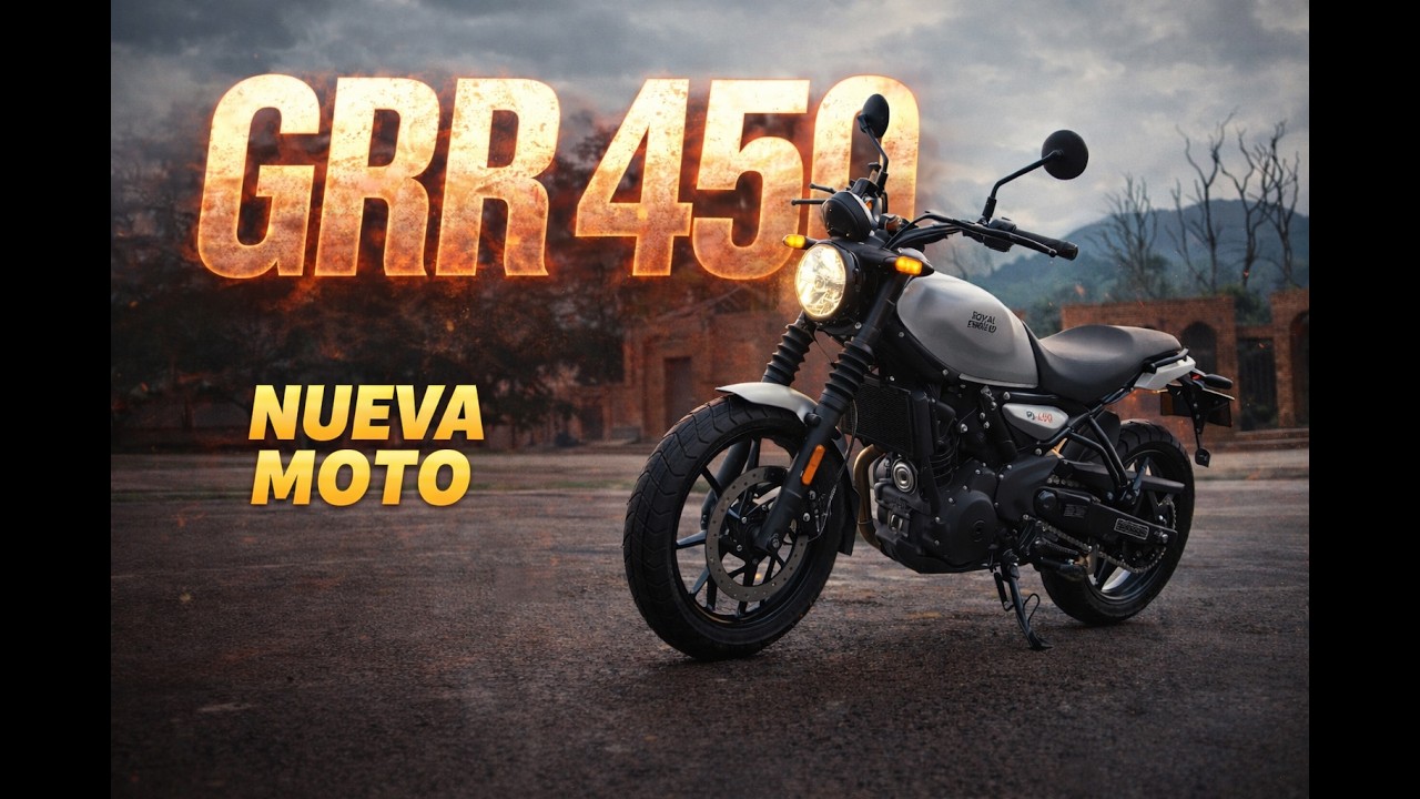 Estrenando moto Royal Enfield GRR 450