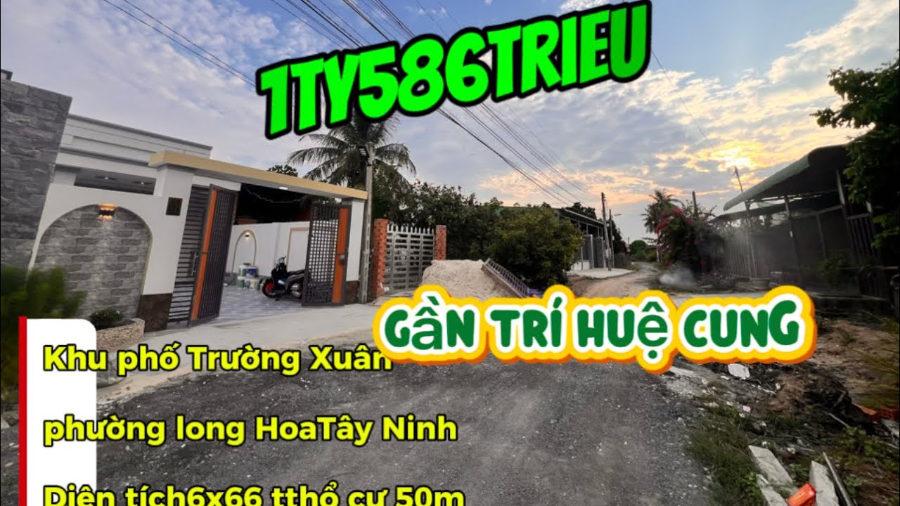 NHÀ CẤP 4 HIỆN ĐẠI – SÂN VƯỜN RỘNG RÃI TẠI LONG HOA, TÂY NINH