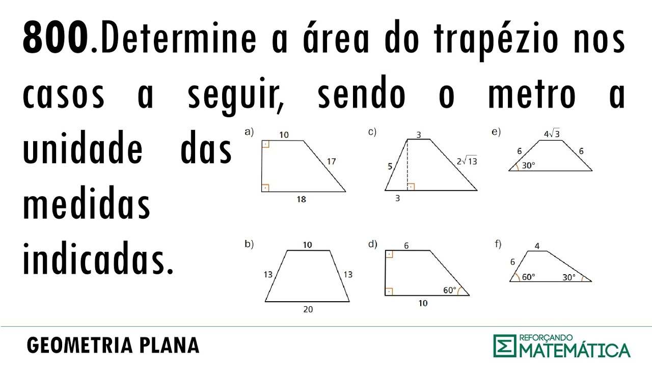 C19. ÁREAS DE SUPERFÍCIES PLANAS [800]