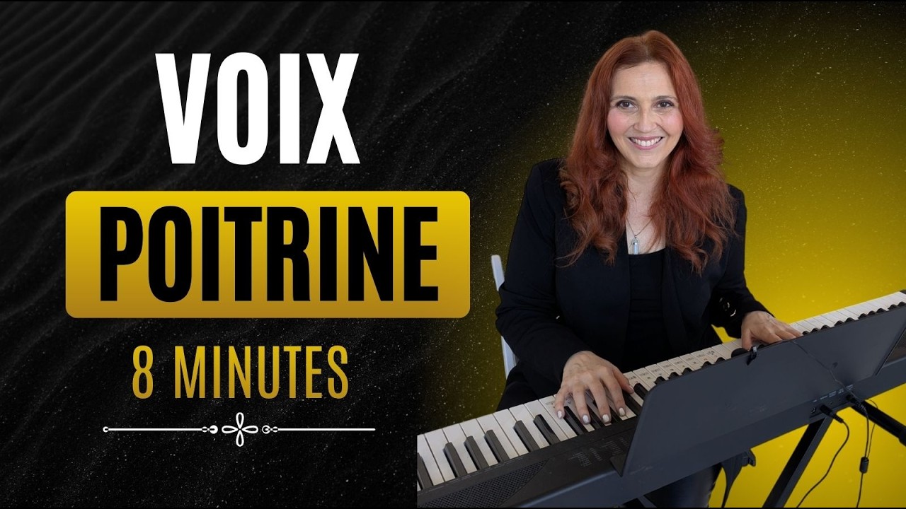 Exercices SIMPLES pour une voix de poitrine plus FORTE