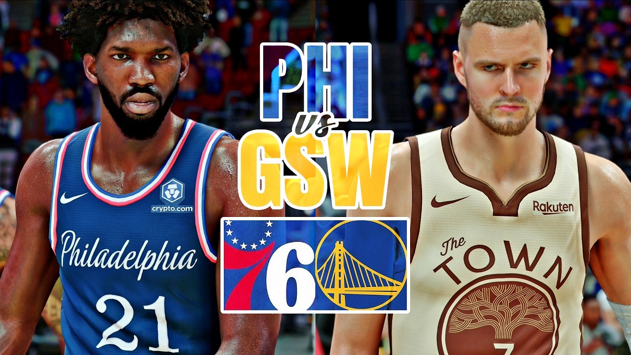 NEW LOOK WARRIORS vs NEW LOOK 76ERS | NBA 2K26 (PS5 PRO)