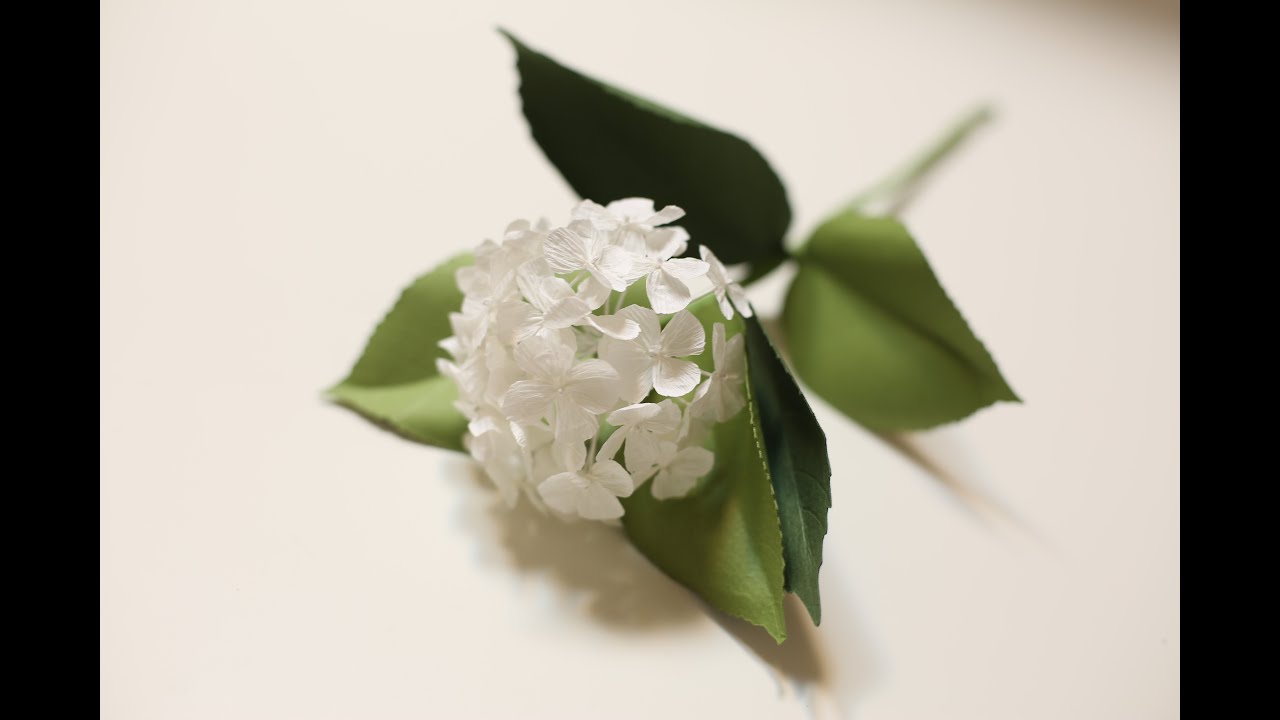 Crepe paper flowers Hydrangea Easy & Simple FULL tutorial FREE !