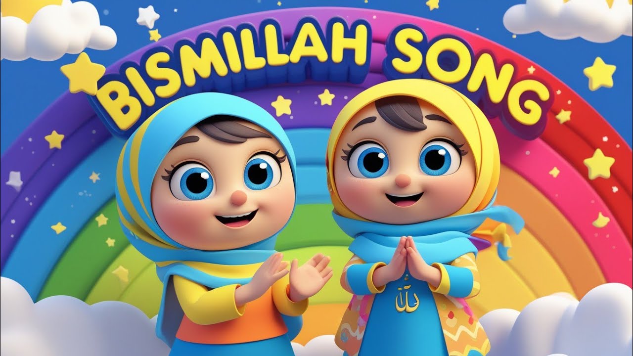 Bismillah Song | Islamic Kids Song | 3D cartoon Learn to Say Bismillah