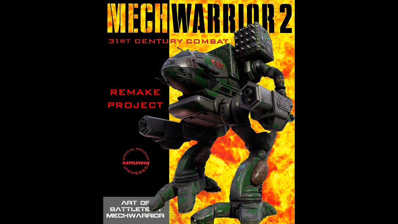 Демонстрация ремейка Mechwarrior 2 - Клан Волк - Миссия 1 «Свет костра»