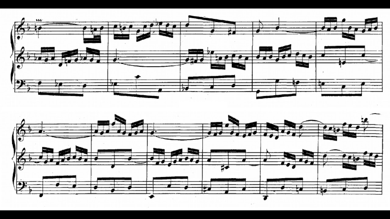 Bach: Trio Sonata in D minor BWV 527 - III. Vivace - Koopman