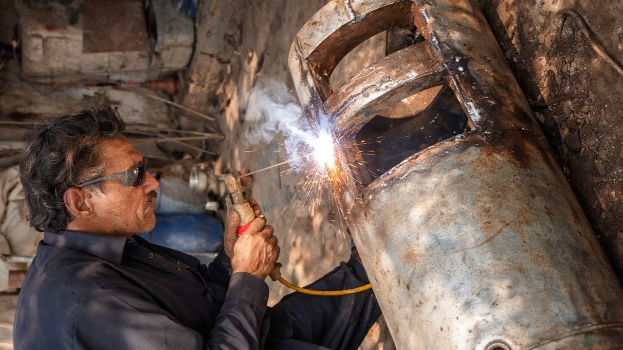 Welding And Buffing An Old Geezer By Local Welder in Market # Amazing Works # The Product Makerzz 