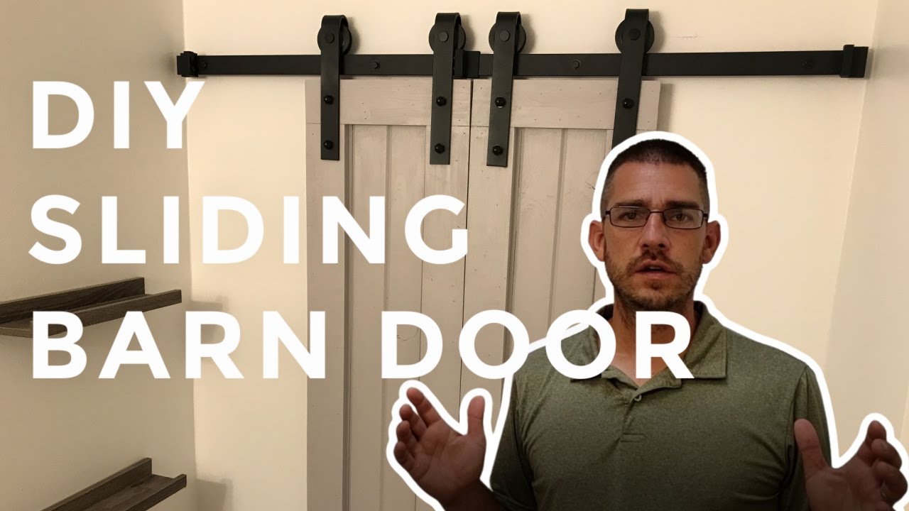 DIY Sliding Double Barn Doors - Inexpensive!