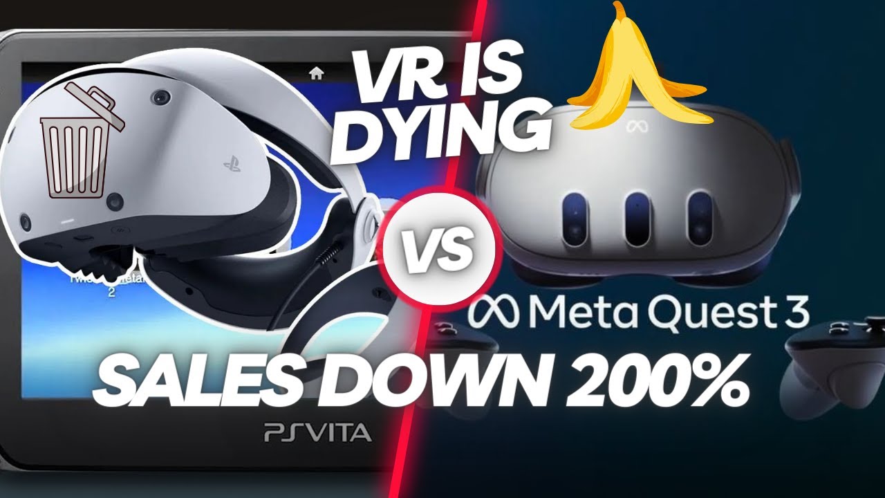 VR IS DEAD - PSVR2 & META QUEST 3 FLOPS HARD!
