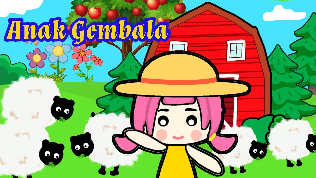 LAGU ANAK INDONESIA POPULER LUCU - ANAK GEMBALA 