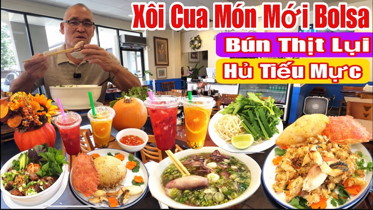 Món xôi cua thần thánh đã có mặt tại Bolsa! Bún thịt lụi , hủ tiếu mực ngon quên lối về 👍🏻
