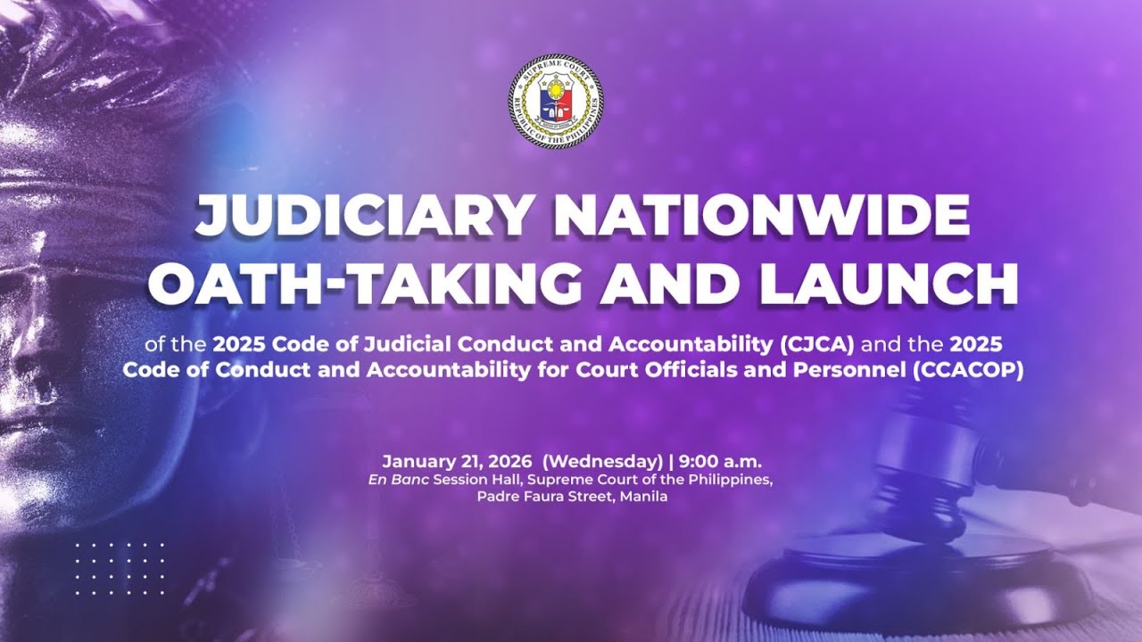 Judiciary Nationwide Oath-Taking and Launch