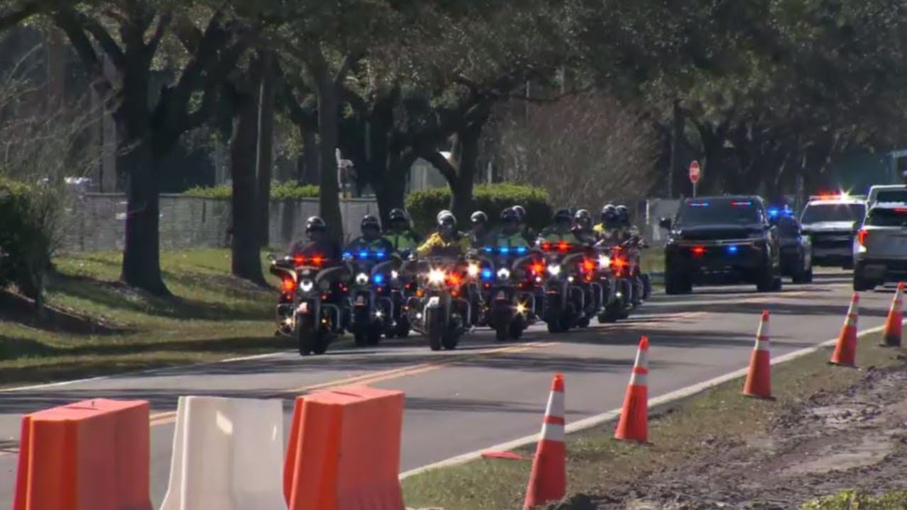 LIVE: Procession from Jacksonville airport to Waycross honors fallen soldier Kennedy Sanders