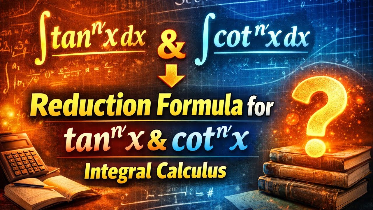 Reduction formula for Cot^nx and tan nx and problems related to it (Lecture 03)