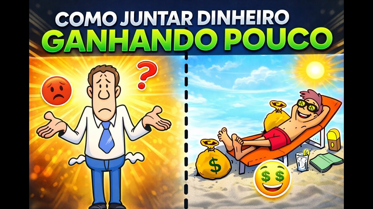 Como JUNTAR DINHEIRO Mesmo Ganhando POUCO (MÉTODO INFALÍVEL)