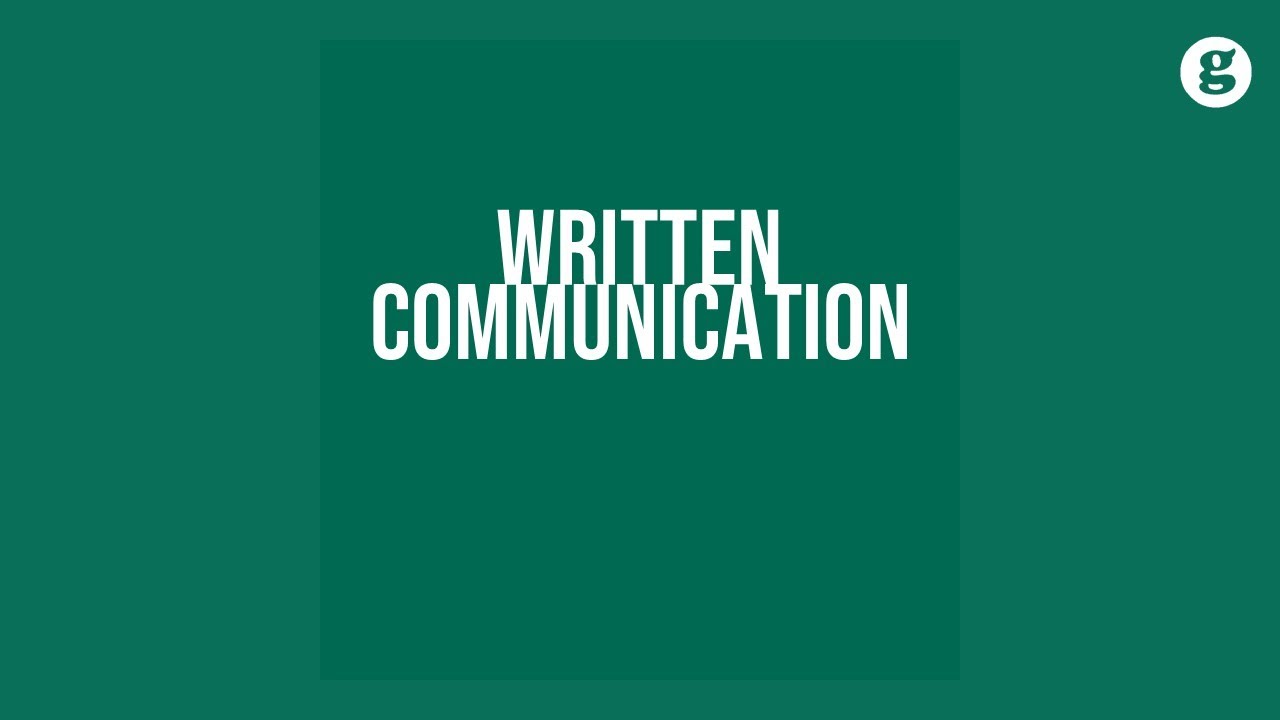 Written Communication