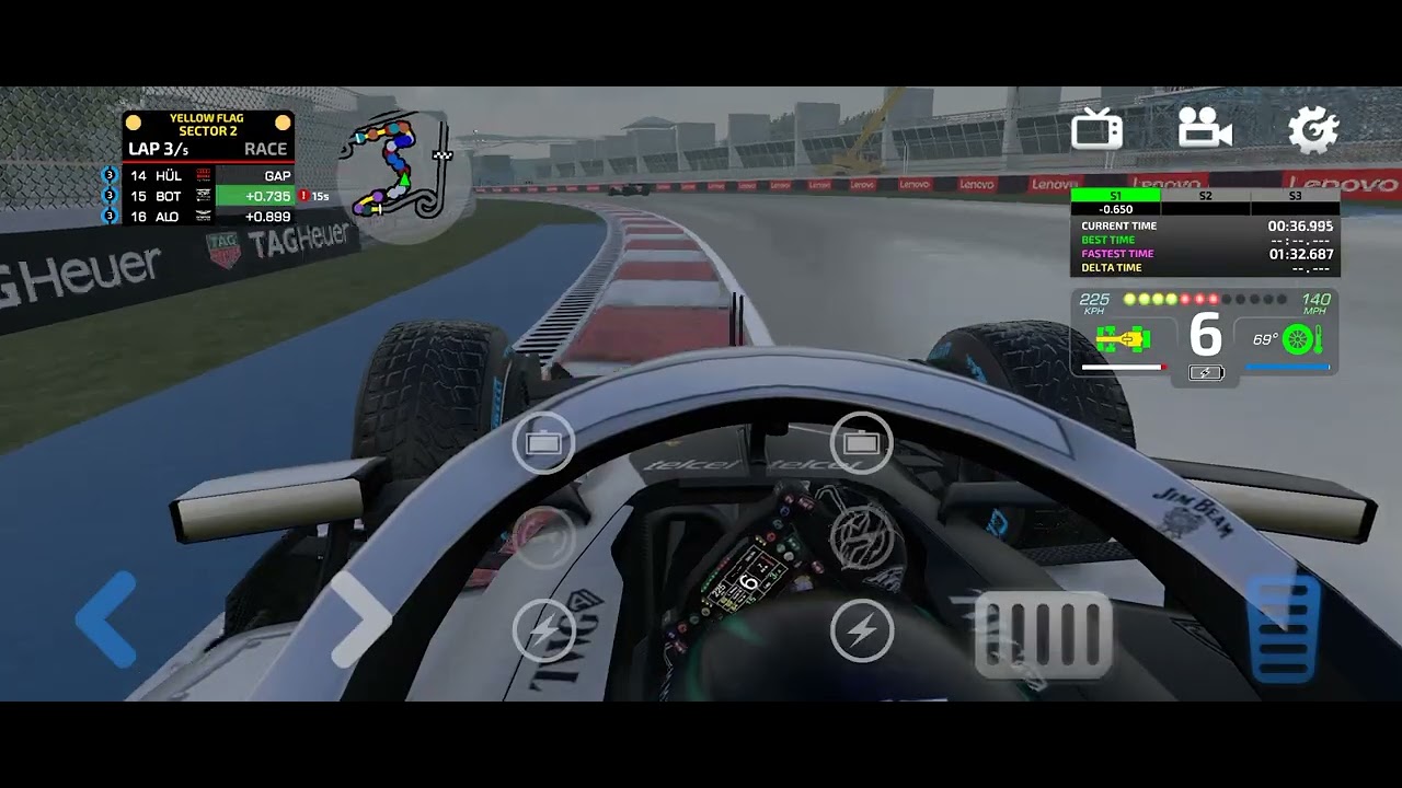 A long talk in the office for VALTTERI BOTTAS as having a 15 second time penalty in china