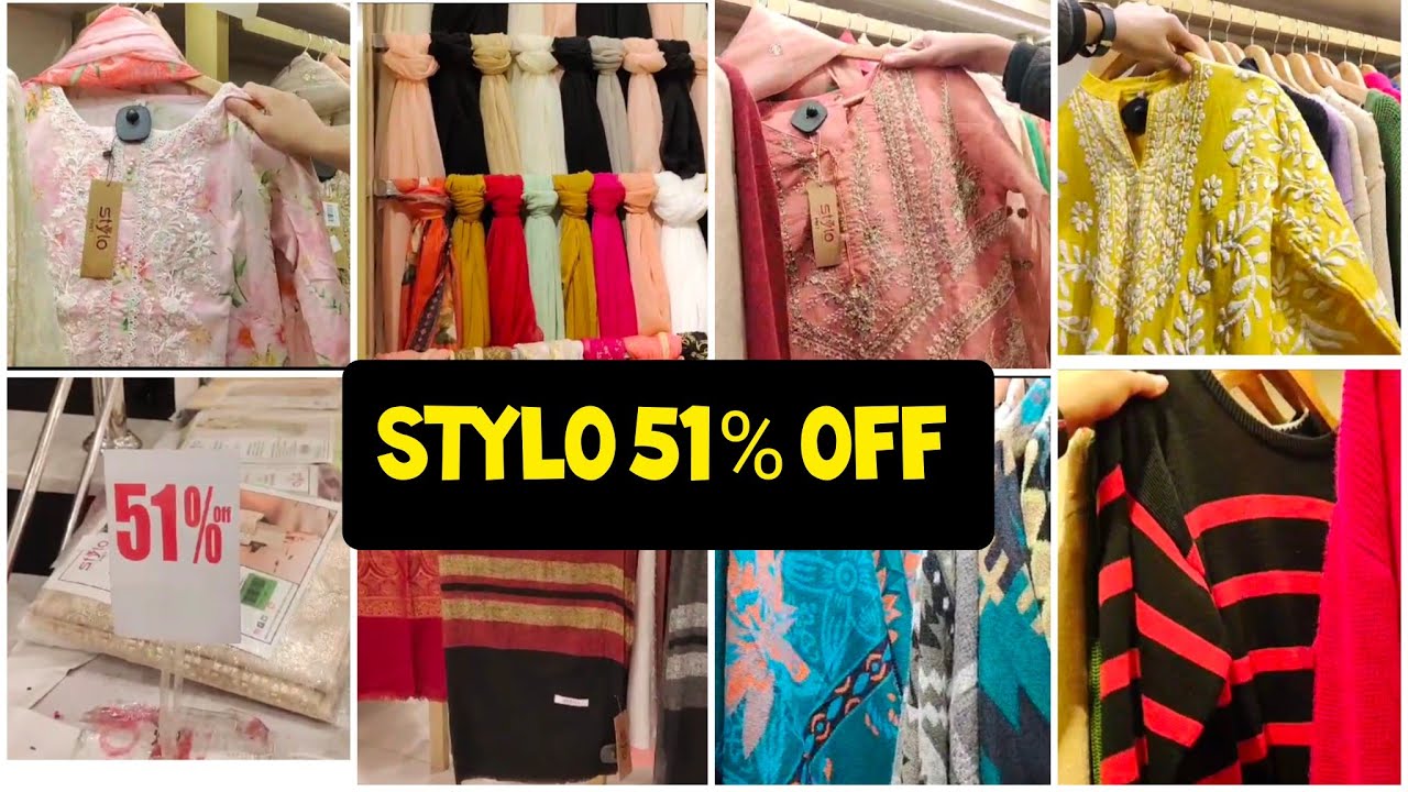 Stylo Biggest Winter Sale Upto 51% Off. Clothes Sweaters and Shawls New Collection