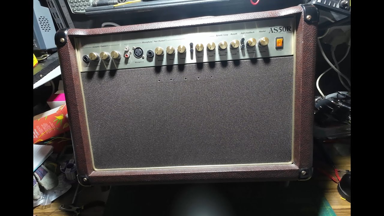 Marshall AS 50 Acoustic Guitar Amplifier Repair Blown Output Stage and More