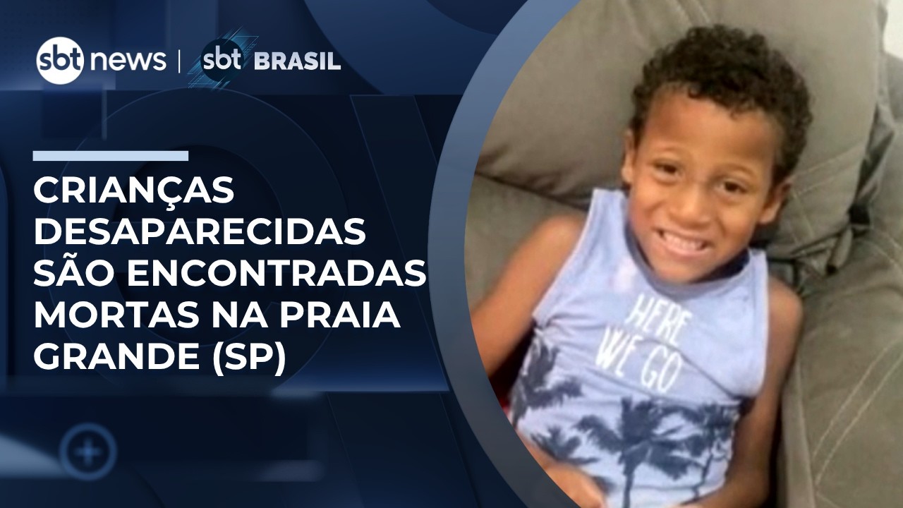 Crian&ccedil;as desaparecidas s&atilde;o encontradas mortas dentro de carro na Praia Grande (SP) | #SBTBrasil