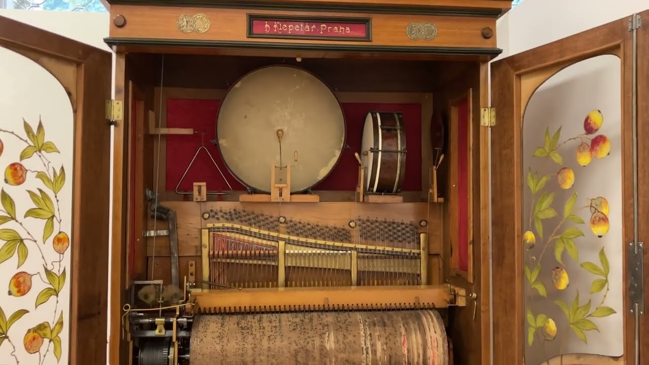 A mechanical piano-orchestrion made by the company František Jebavý | Sold by Hynek Klepetář, Prague