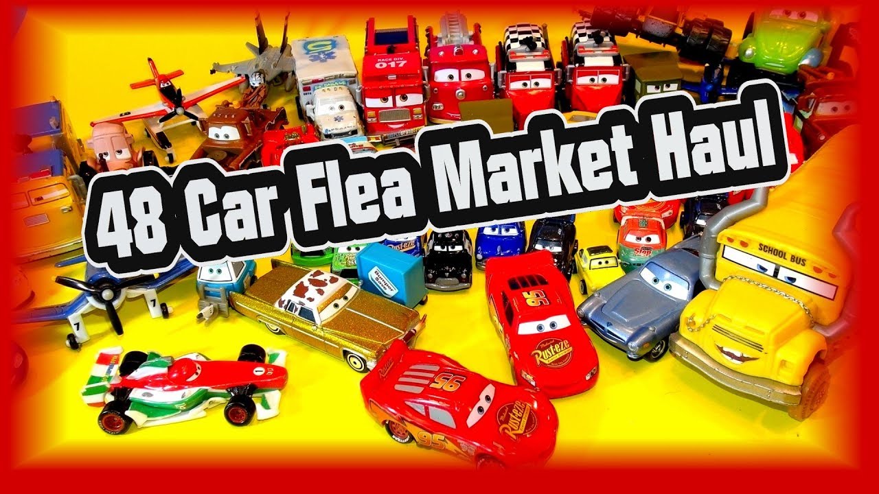 Pixar Cars Disney Planes Massive 48 литых игрушечных машинок с бонусом XRS Cruz и Mater
