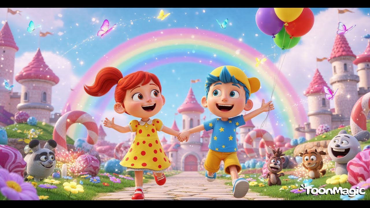 ToonMagic Siblings Adventure! | Brother & Sister Play in ToonMagic land | Fun Kids Song Animation