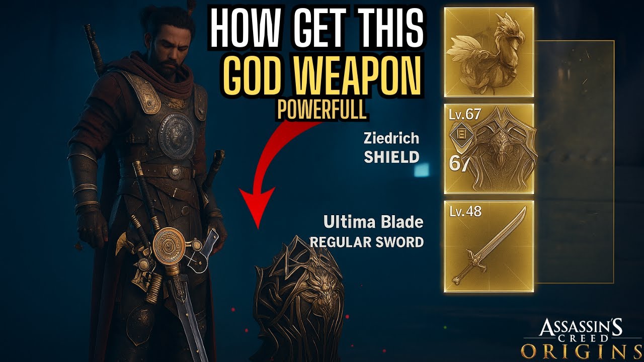 AC ORIGINS HOW TO GET THIS GOD WEAPON + MOUNT