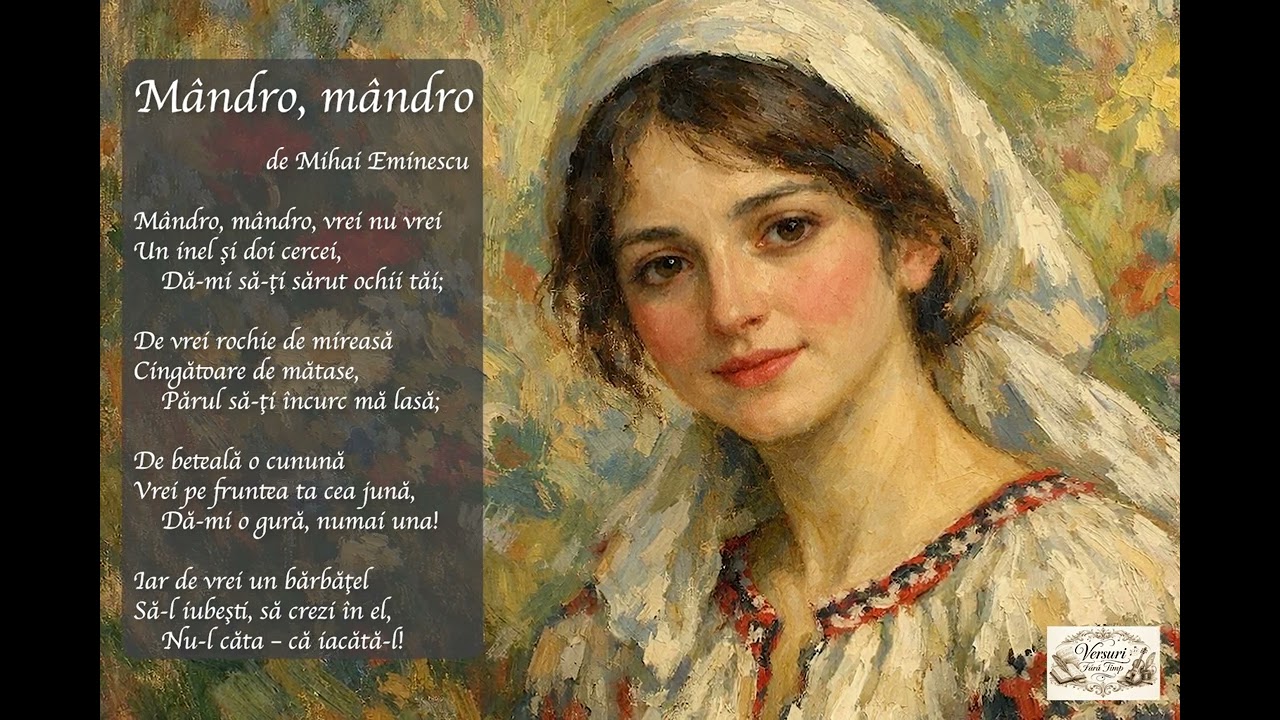 Mândro, mândro - Mihai Eminescu | Eminescu Simfonic |  Poezie cantata| Muzică romantică
