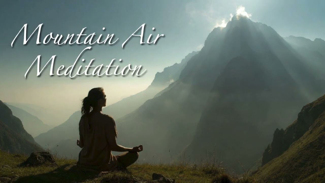 Mountain Air Meditation 🌄 Calm Breathing Rhythm for Deep Relaxation. (9h+)