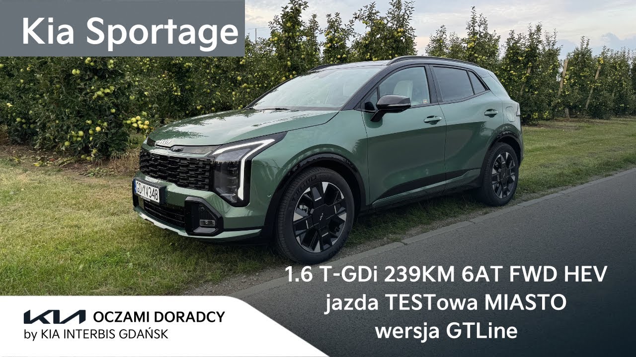 2026 Kia Sportage Hybrid TEST drive [1.6 T-GDI 239KM 6AT FWD HEV] jazda TESTowa / spalanie MIASTO 