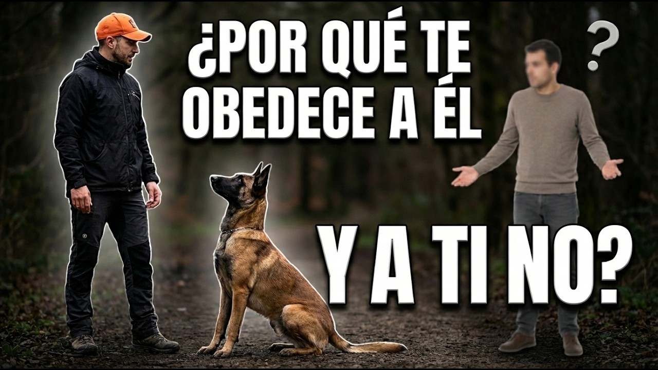 Por qué tu perro te obedece al adiestrador y a ti te ignora