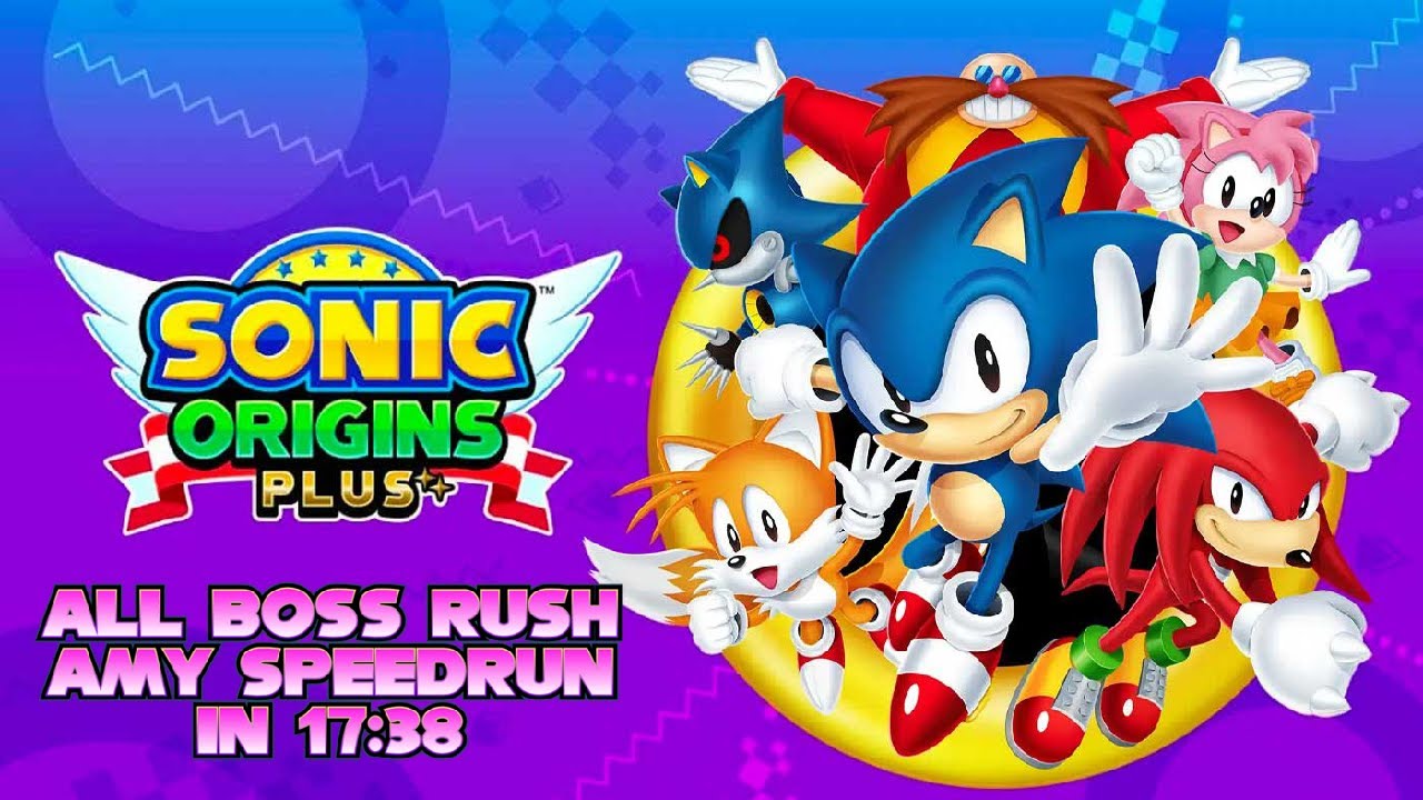 Sonic Origins Plus (PC) ✪ All Boss Rush - Amy Speedrun in 17:38.78 (IGT) (Current World Record)