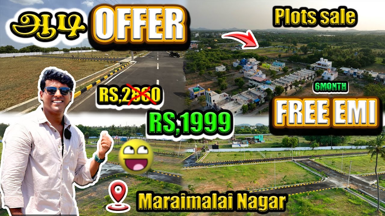 FREE EMI Plots for sale💥 Property Low budget Land for sale 🌞Premium Villa Plots in 