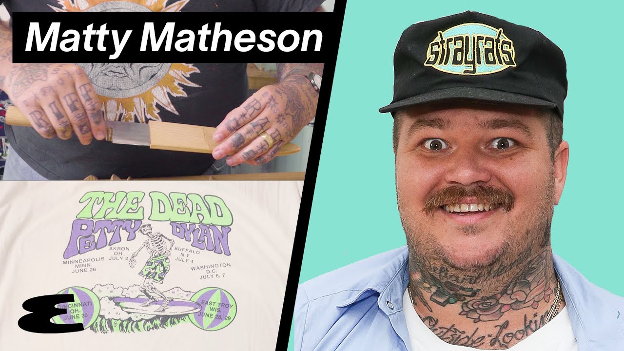 Matty Matheson Shows His Vintage Grateful Dead T-Shirt Collection | Curated | Esquire