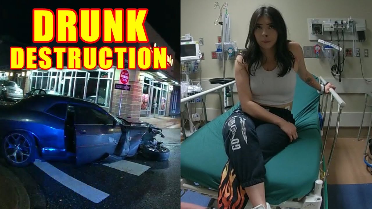 Drunk 21-Year-Old Hits Parked Cars, Buildings, and Benches
