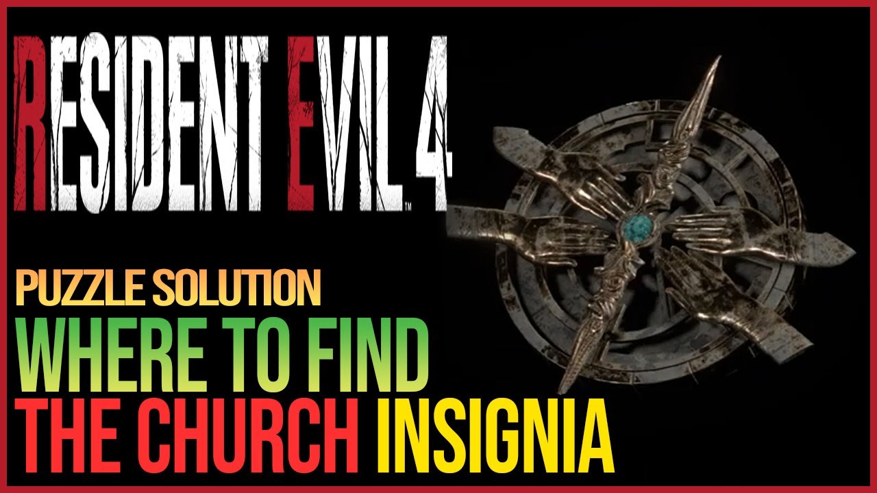 Church Key Puzzle Resident Evil 4 Remake - Church Insignia Location
