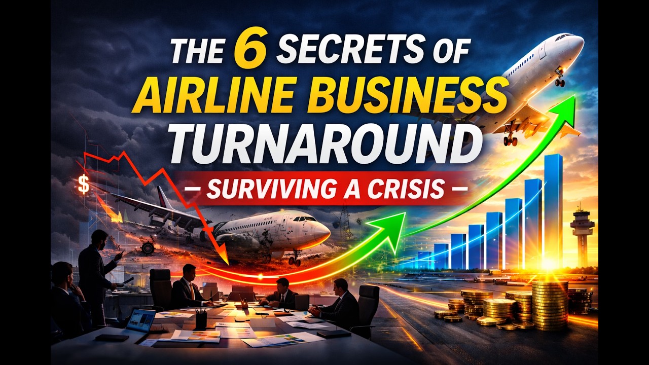 The 6 Secrets of Airline Business Turnaround - Surviving Crisis || A presentation by Idris Jala