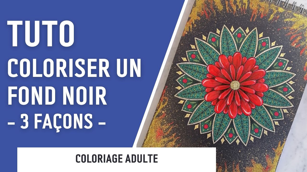 TUTO | 3 fa&ccedil;ons de coloriser un fond noir (en mode &ccedil;a brille!)