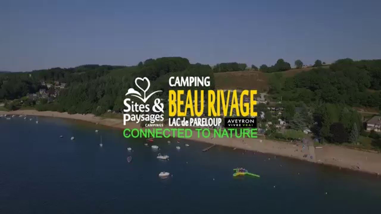 camping beau rivage au lac de pareloup en aveyron