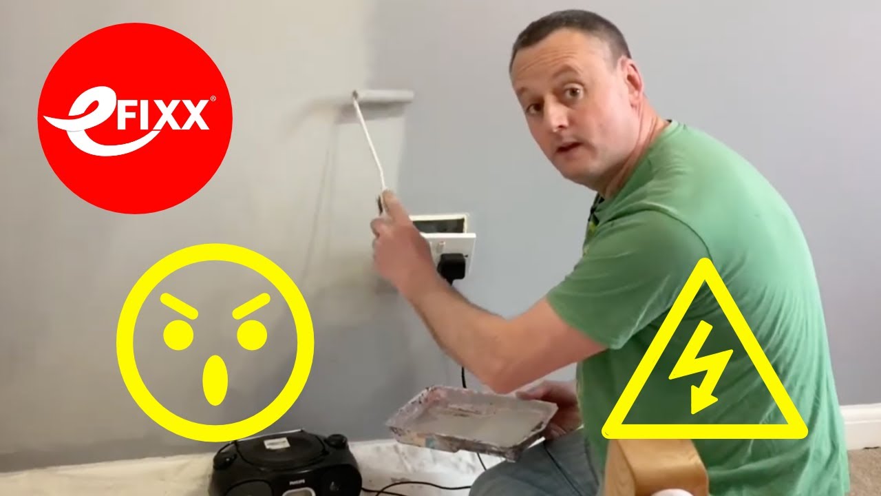 Improving electrical safety for an angry painter, plasterer or tiler. Sockitz