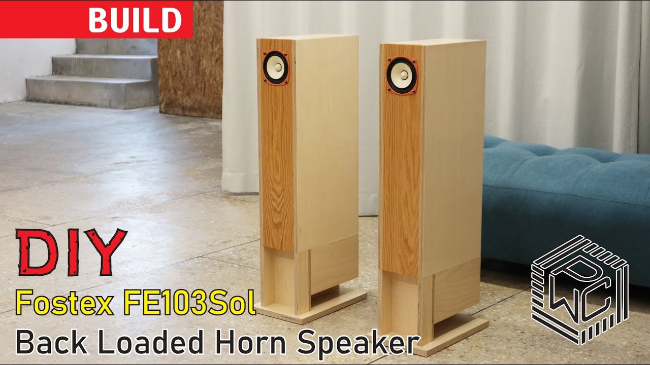 Fostex FE103Sol / 포스텍스 백로디드혼 스피커 제작 / Back Loaded Horn Speaker Build