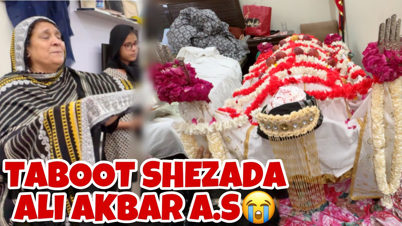 Baramdagi E Taboot E Shezada Ali Akbar A.S 😭🙏 || Majlis M Shadeed Rush Ho Gya 😳