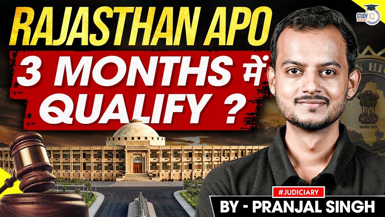 Crack Rajasthan APO in 3 Months! Ultimate Strategy by  Pranjal Singh